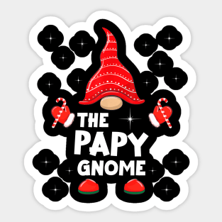 The Papy Gnome Matching Family Christmas Pajama Sticker